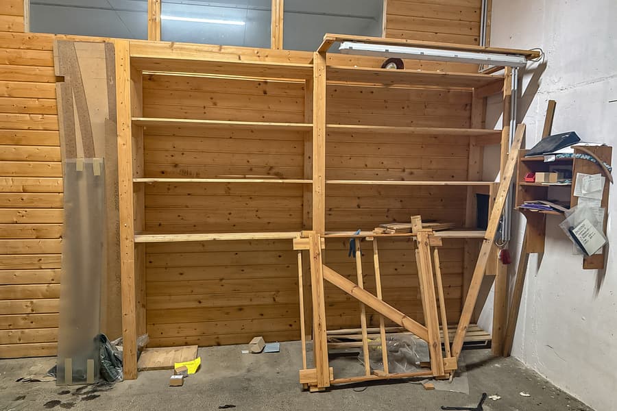 Holz Lagerregal